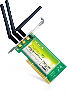 Imagine Placa Retea Wireless PCI, TP-LINK TL-WN951N