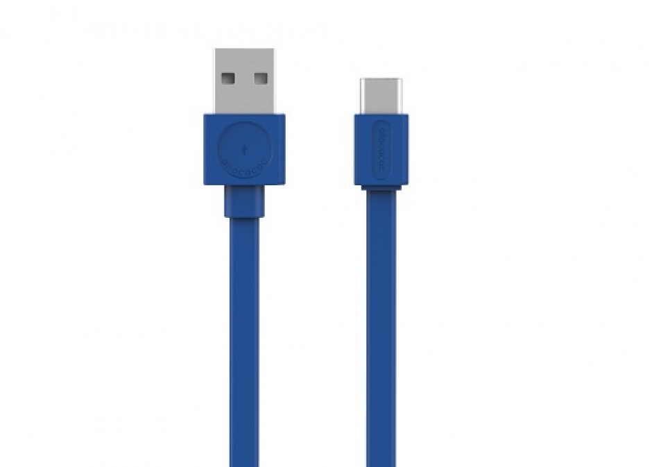 Imagine Cablu de date si incarcare USB 2.0-A la tip C 1.5m Albastru, Allocacoc