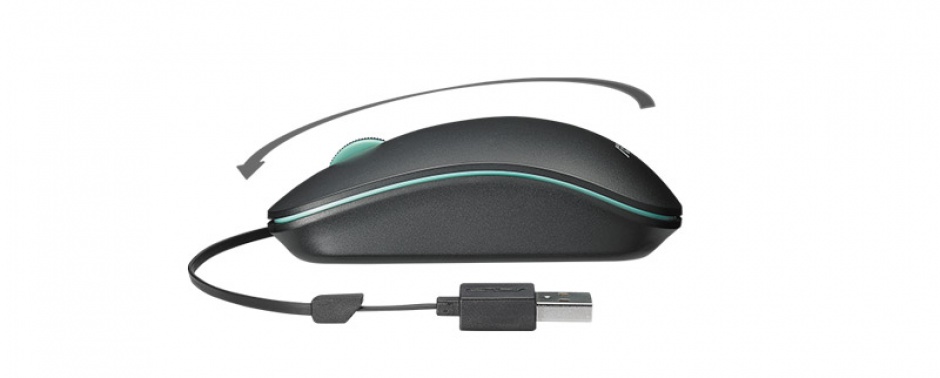 Imagine Mouse optic USB Alb UT300, Asus-3