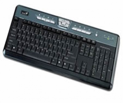 Imagine Tastatura Genius USB+PS/2 SlimStar 310 Multimedia Black