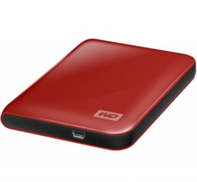 Imagine Hard Disk Extern WD 320GB USB 2.0, red, WDBAAA6400ABK