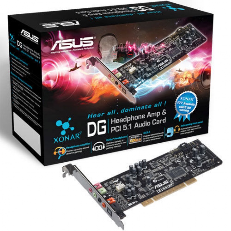 Imagine Placa de sunet Analog + Digital PCI, Asus XONAR_DG-3