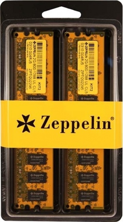 Imagine Memorie 2GB DDR2 400MHz Dual-Channel, Zeppelin ZE-DDR2G400-KIT