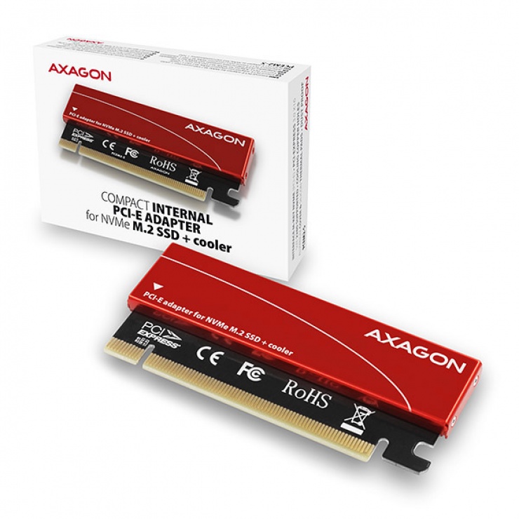 Imagine Adaptor PCI Express la M.2 NVME, Axagon PCEM2-S-9