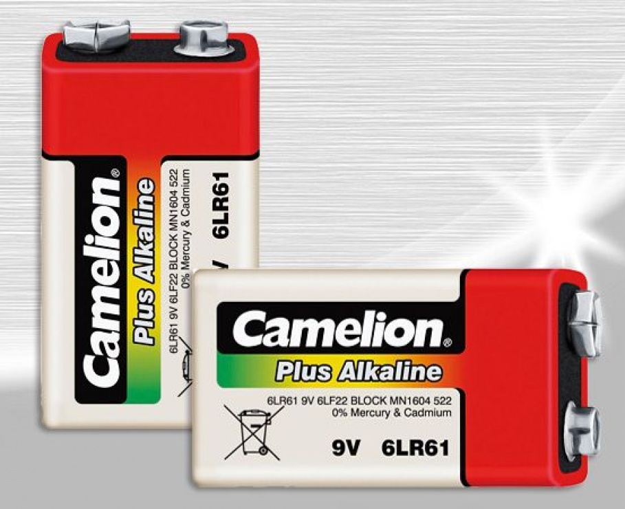 Imagine Baterie Plus Alkaline Camelion 9V