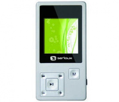 Imagine MP4 Player Serioux S51 4GB, 1.5 inch, silver, SRX-S51MP4G-SL