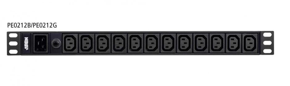 Imagine Prelungitor Basic PDU 1U 16A C20 la 12 porturi C13, ATEN PE0212G