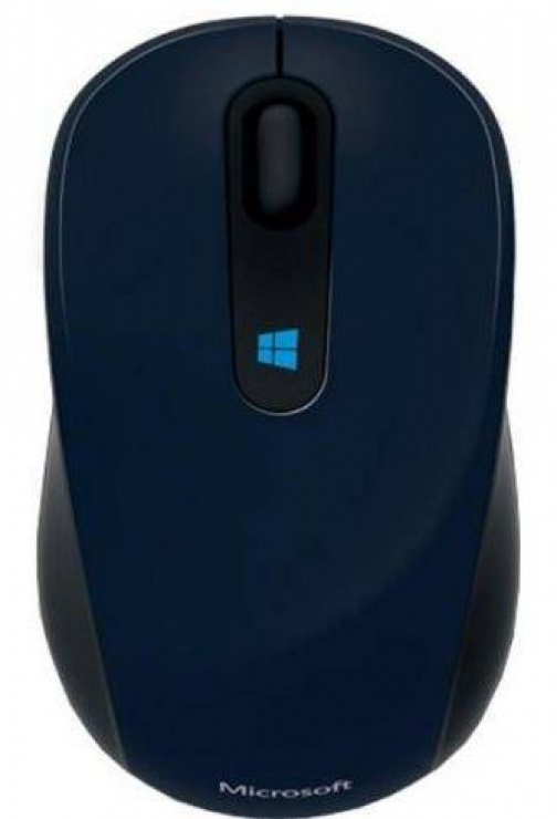 Imagine Mouse Wireless BlueTrack Sculpt Mobile albastru, Microsoft