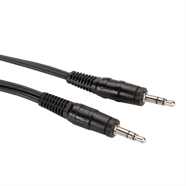 Imagine Cablu audio jack 3.5mm T-T 1m, Roline 11.09.4501
