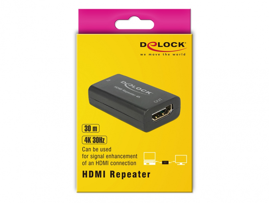 Imagine Repeater HDMI 4K 30m, Delock 11403