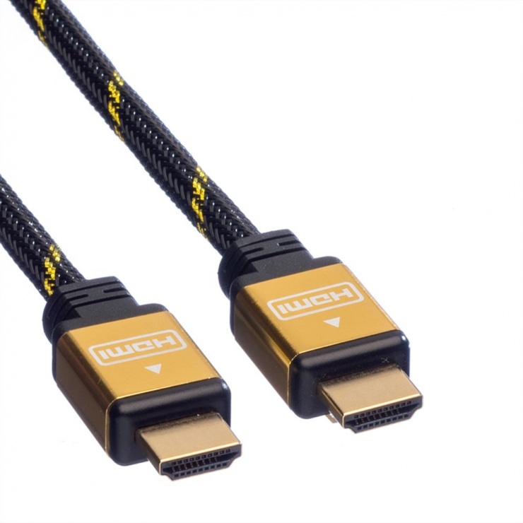 Imagine Cablu HDMI Gold 4K@30Hz T-T 1m, Roline 11.04.5501