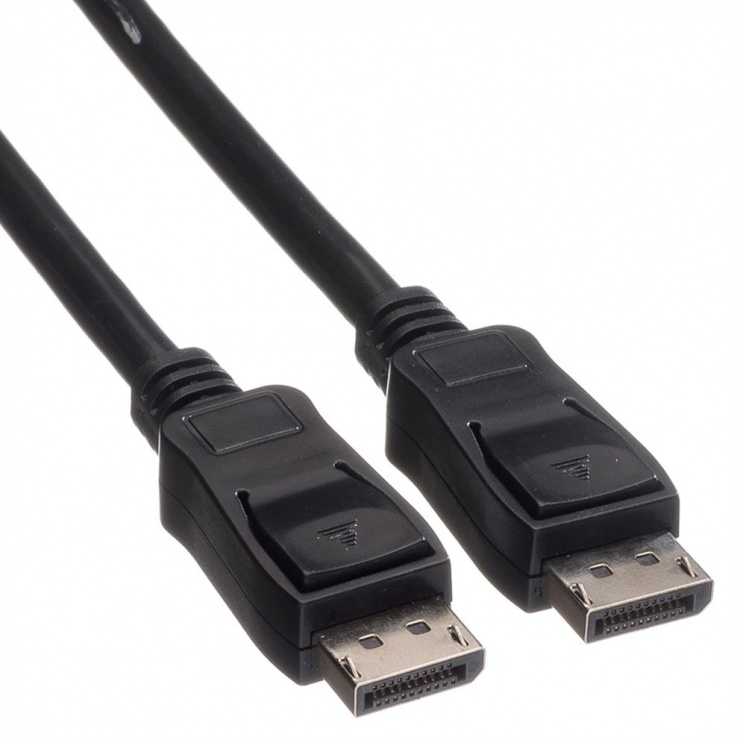 Imagine Cablu DisplayPort v1.2 Ultra HD 4K T-T ecranat 10m Negru, Value 11.99.5609-1