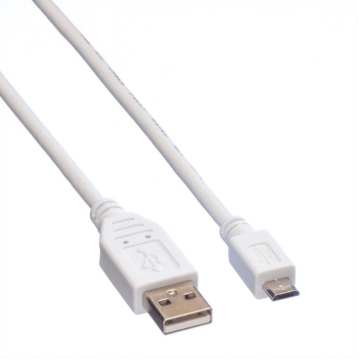 Imagine Cablu USB 2.0 la micro USB-B, 0.15m, Value 11.99.8751-1