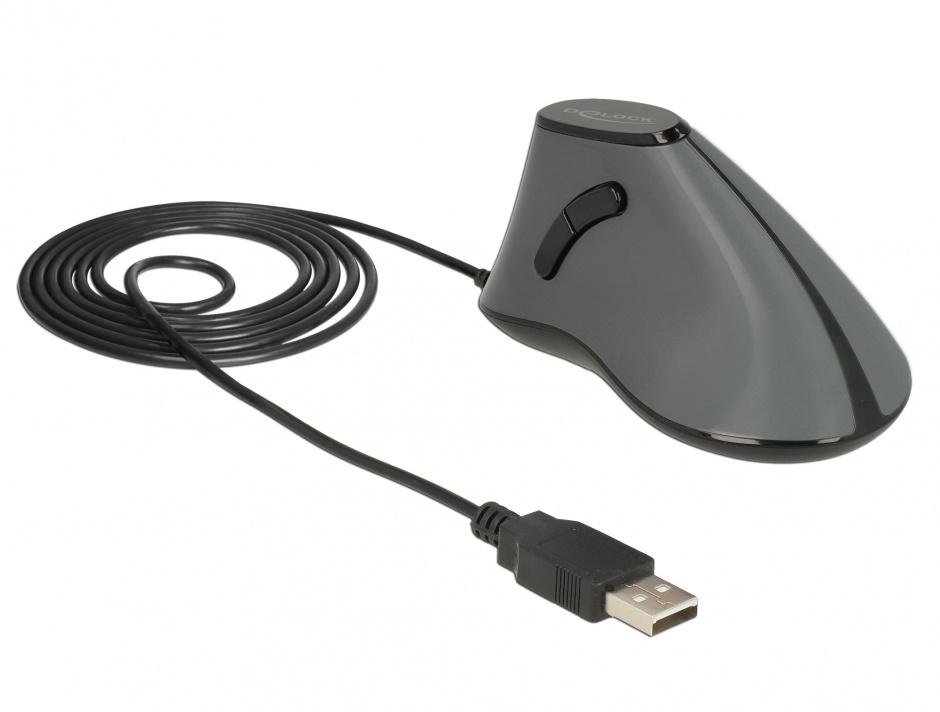 Imagine Mouse ergonomic vertical optic USB, Delock 12527