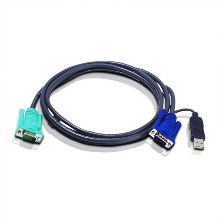 Imagine Set cabluri pentru KVM ATEN, USB 3m, 2L-5203U