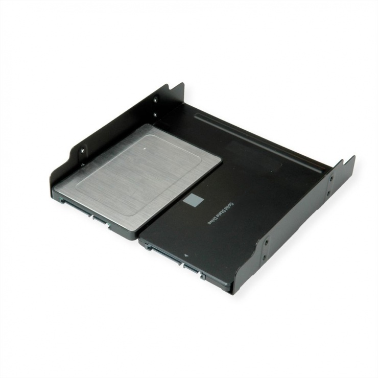 Imagine Adaptor pentru HDD/SSD 2.5"/3.5"  in bay de 5.25", Roline 16.01.3010