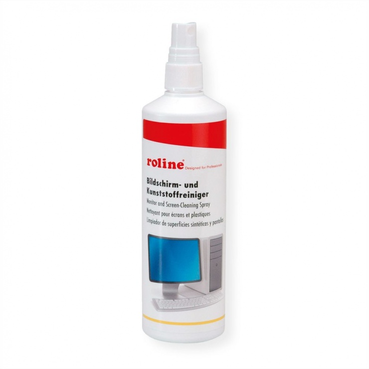Imagine Spray curatare Monitor/Plastic, Roline 19.03.3125
