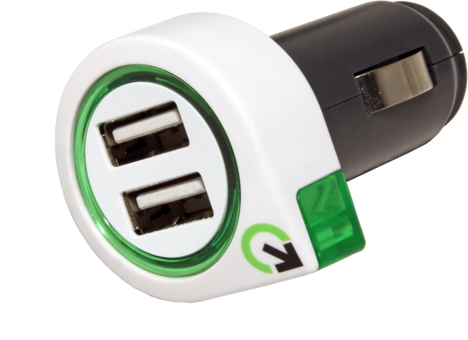 Imagine Incarcator auto cu 2 x USB 2.1A, Q2POWER 19.07.1582