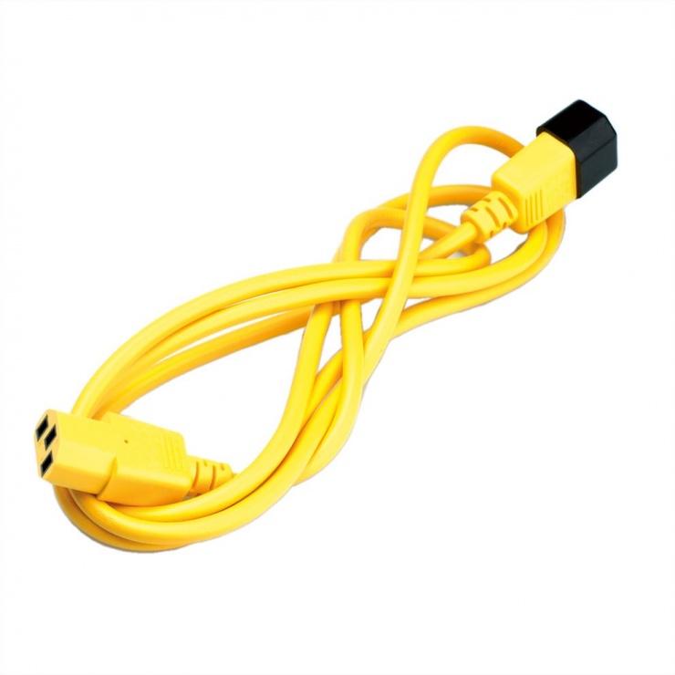 Imagine Cablu prelungitor PC C13 la C14 1.8m Galben, Roline 19.08.1521-2