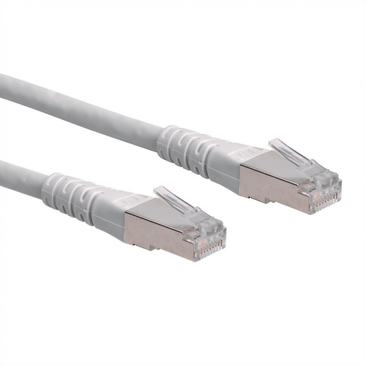 Imagine Cablu retea S-FTP Cat.6 Gri 15m, Roline 21.15.0845