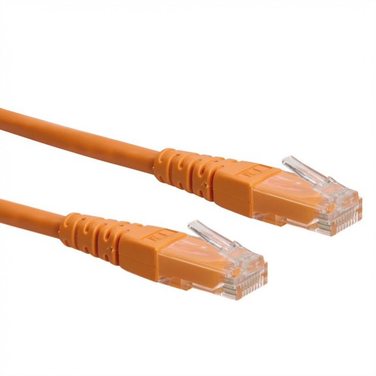 Imagine Cablu retea UTP Cat.6 orange 0.3m, Roline 21.15.1517