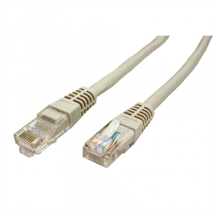 Imagine Cablu retea UTP Cat. 5e, gri, 20m, Value 21.99.0520-2