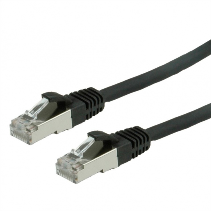 Imagine Cablu retea SFTP Cat.6 negru, LSOH, 7m, Value 21.99.1275