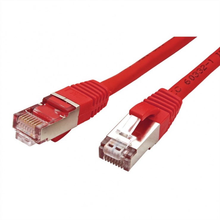 Imagine Cablu retea SFTP Value Cat.6 rosu, LSOH, 5m, 21.99.1261-2