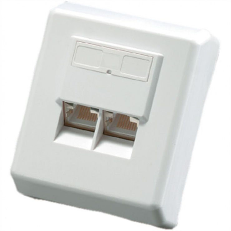 Imagine Priza RJ45 aplicata Cat. 6 ecranata, Roline 25.16.8392