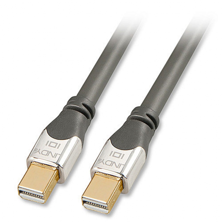 Imagine Cablu Mini Displayport CROMO T-T v1.2 1m, Lindy L41541