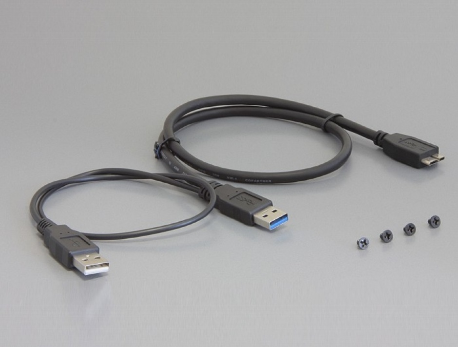 Imagine Rack HDD Extern 2.5" USB 3.0 la SATA/IDE, Delock 42494