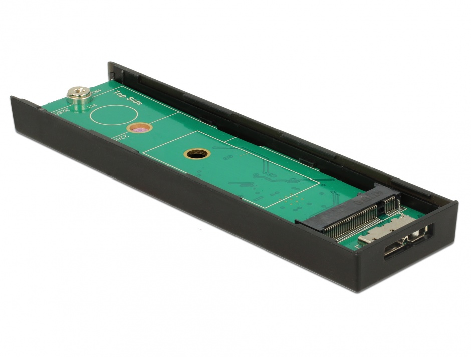 Imagine Rack extern toolless M.2 SSD 42/60/80 mm la micro-B USB 3.1 Gen 2, Delock 42598