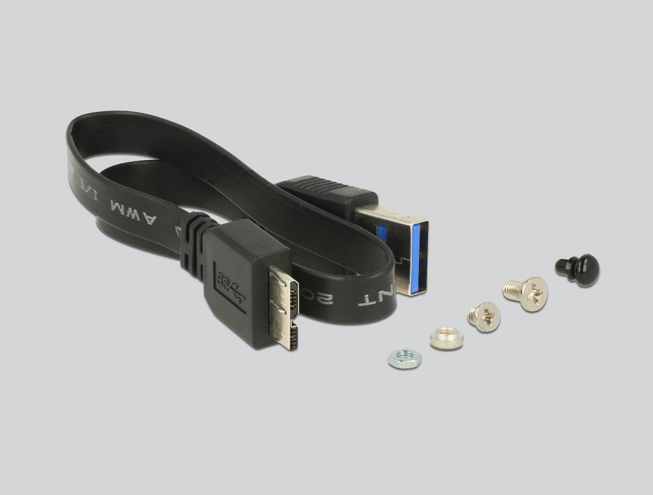 Imagine Rack extern toolless M.2 SSD 42/60/80 mm la micro-B USB 3.1 Gen 2, Delock 42598 