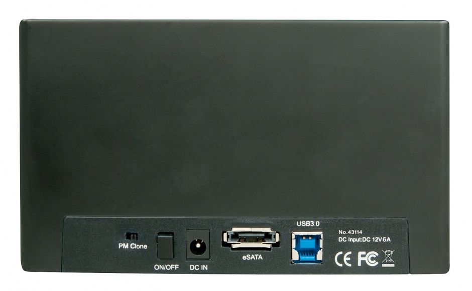 Imagine Docking Station Basic pentru 4 HDD SATA Functie de clona, USB 3.0 & eSATA, Lindy L43114-2