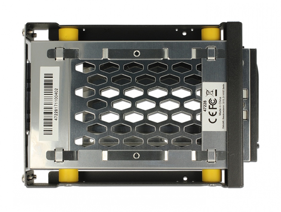 Imagine Rack mobil 3.5" pentru 1 x 2.5" SATA / SAS HDD / SSD cu protectie la vibratii, Delock 47228