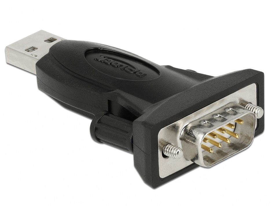 Imagine Adaptor USB la Serial RS232 FTDI, Delock 61425 
