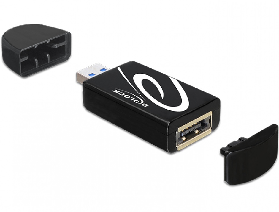 Imagine Adaptor USB 3.0 la eSATAp 5V, Delock 61776