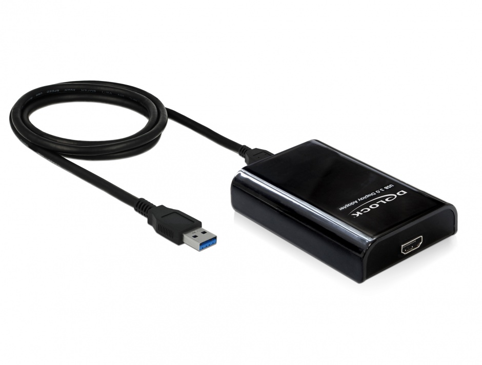 Imagine Adaptor USB 3.0 la HDMI cu sunet, Delock 61943