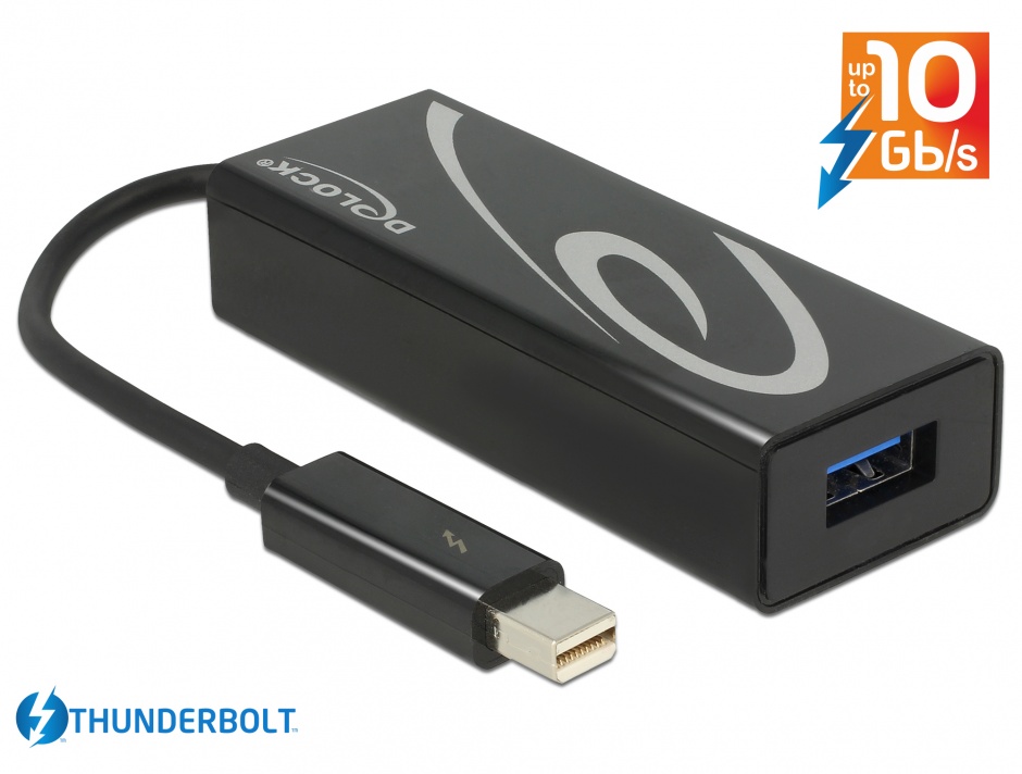 Imagine Adaptor Thunderbolt la USB 3.0 T-M, Delock 62634