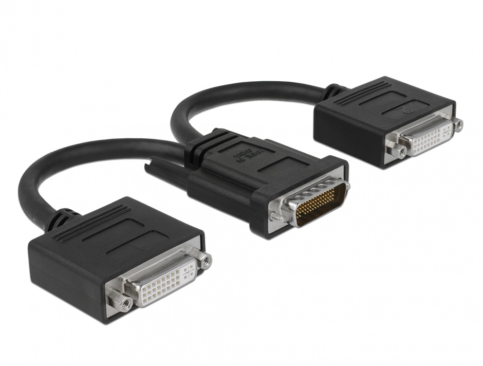 Imagine Cablu spliter DMS-59 la 2 x DVI T-M, Delock 65281