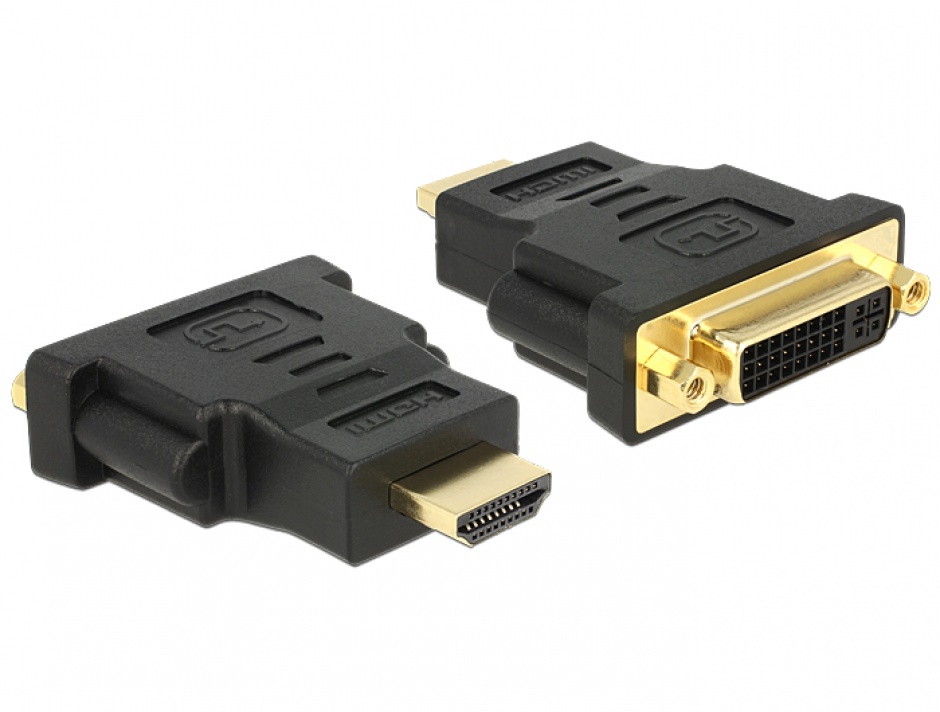 Imagine Adaptor HDMI la DVI-I Dual Link 24+5 pini T-M, Delock 65467