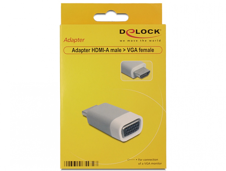 Imagine Adaptor HDMI la VGA T-M, Delock 65472 
