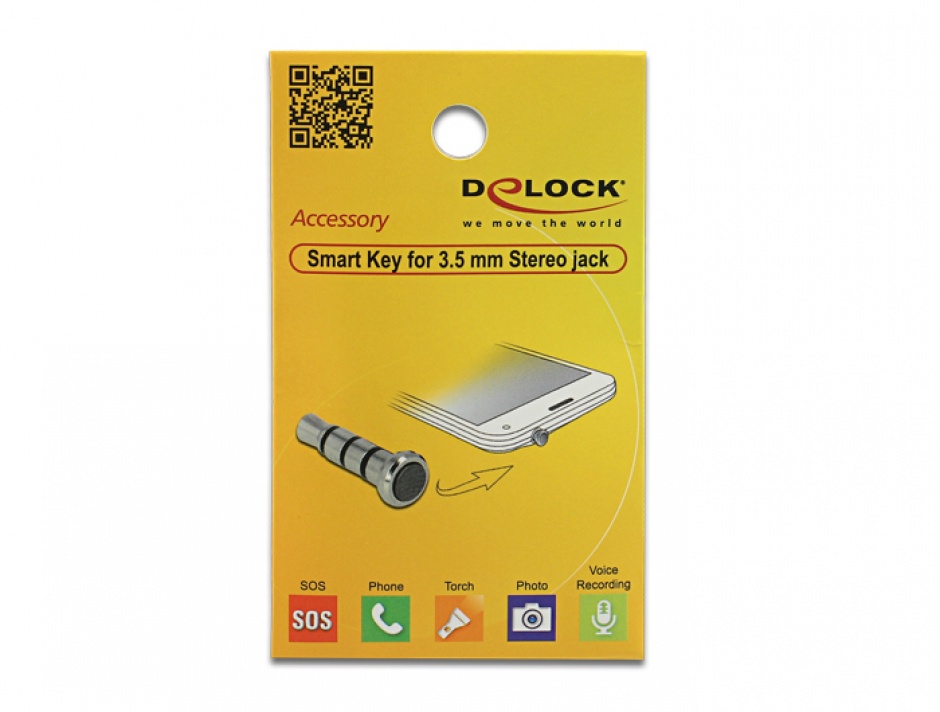Imagine Smart Key pentru jack 3.5 mm Stereo, Delock 65591