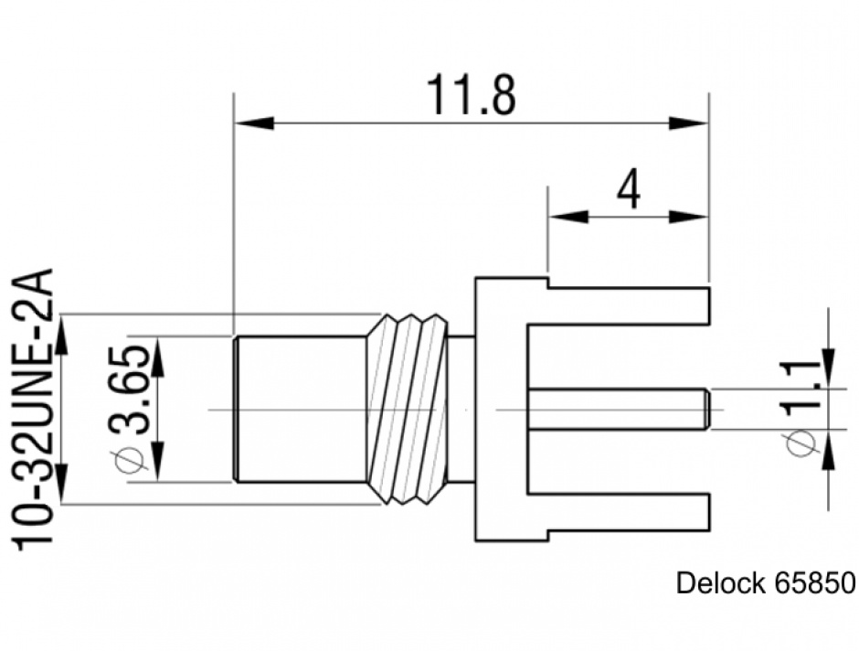 Imagine Adaptor SMC jack PCB, Delock 65850 