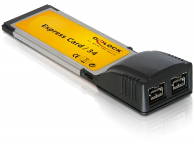 Imagine Placa ExpressCard Delock 2 X Firewire 800, Delock 66205