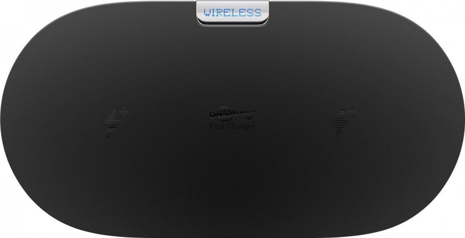 Imagine Pad pentru incarcare wireless 2 dispozitive 10W Negru, Goobay 66308