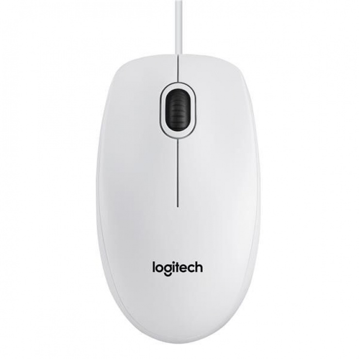 Imagine Mouse optic USB B100 Alb, Logitech 
