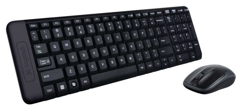 Imagine Kit wireless tastatura si mouse MK220 Negru, Logitech 920-003168