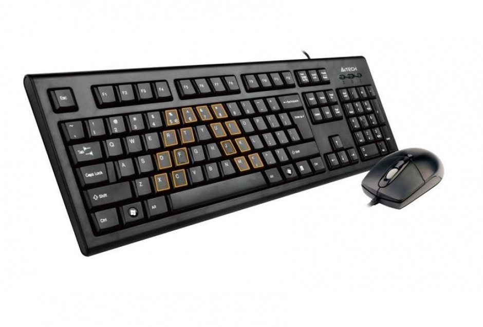 Imagine Kit tastatura + mouse USB, A4TECH KRS-8572-USB