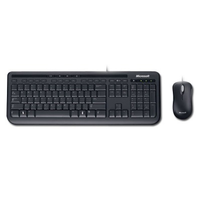 Imagine Kit tastatura si mouse Microsoft, Wireless, 2LF-00016, negru